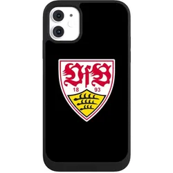 Nivocase Handyhülle für Apple iPhone 11 Hülle NIVOpure Case Schwarz Offizielles Lizenzprodukt VfB Stuttgart (Apple iPhone 11), Smartphone Hülle, Schwarz