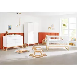 Pinolino, Komplett-Babyzimmer, Kinderzimmer-Set 'Bridge' extrabreit, 3-tlg. (Kinderkleiderschrank)