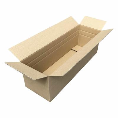 VEPATIM 40x Faltkarton 800x250x(150)-250mm mit variabler Höhe 1-wellig Dickwelle braun