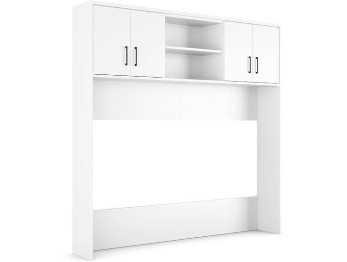 Bettaufsatz PRIESS Bettbrücke, Schrankumbau Barkhausen , weiss (lichtweiß), B:213cm H:211cm T:36cm, Holzwerkstoff, Möbelaufsätze, Bettaufsatz, Passend für die Bettenserie Barkhausen