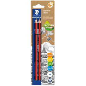 Staedtler Bleistift tradition jumbo 1285, Härte 2B, 2 Stück