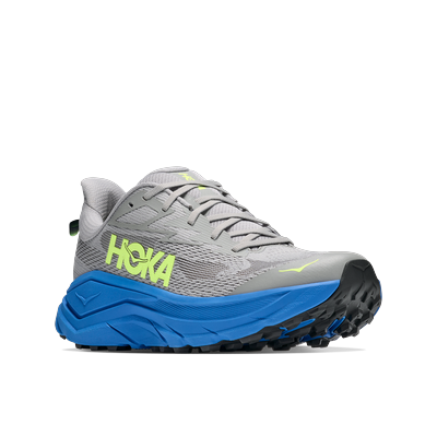 Trailrunningschuh HOKA ONE ONE "CHALLENGER 8", Herren, Gr. 42, atmungsaktiv, blau (stardust, virtual blau), Synthetik, Textil, Schuhe, für anspruchsvolles Gelände, stark profiliertes Laufsohlenprofil