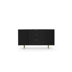 Sideboard   ¦ schwarz ¦ Maße (cm): B: 150 H: 80