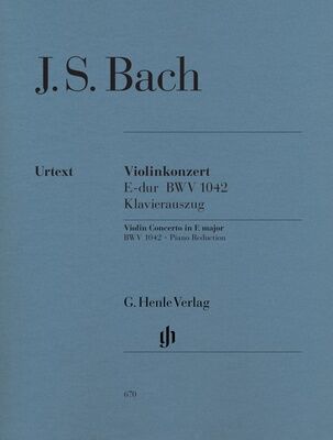 Henle Verlag Bach Violinkonzert BWV 1042