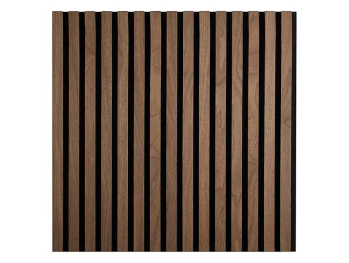 Homestyle4u Akustikpaneele Holz 60x60 cm - Dunkelbraun Wandverkleidung Schallschutzpaneele aus MDF auf Filz - Dekorpaneele zur Lärmreduzierung - Wandpaneele Set zur einfachen Montage