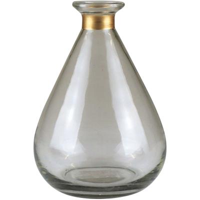 Dekovase AM DESIGN "in klarem Design", transparent (klar), B:13cm H:19cm, Glas, Vasen, für jede Art von Blumen
