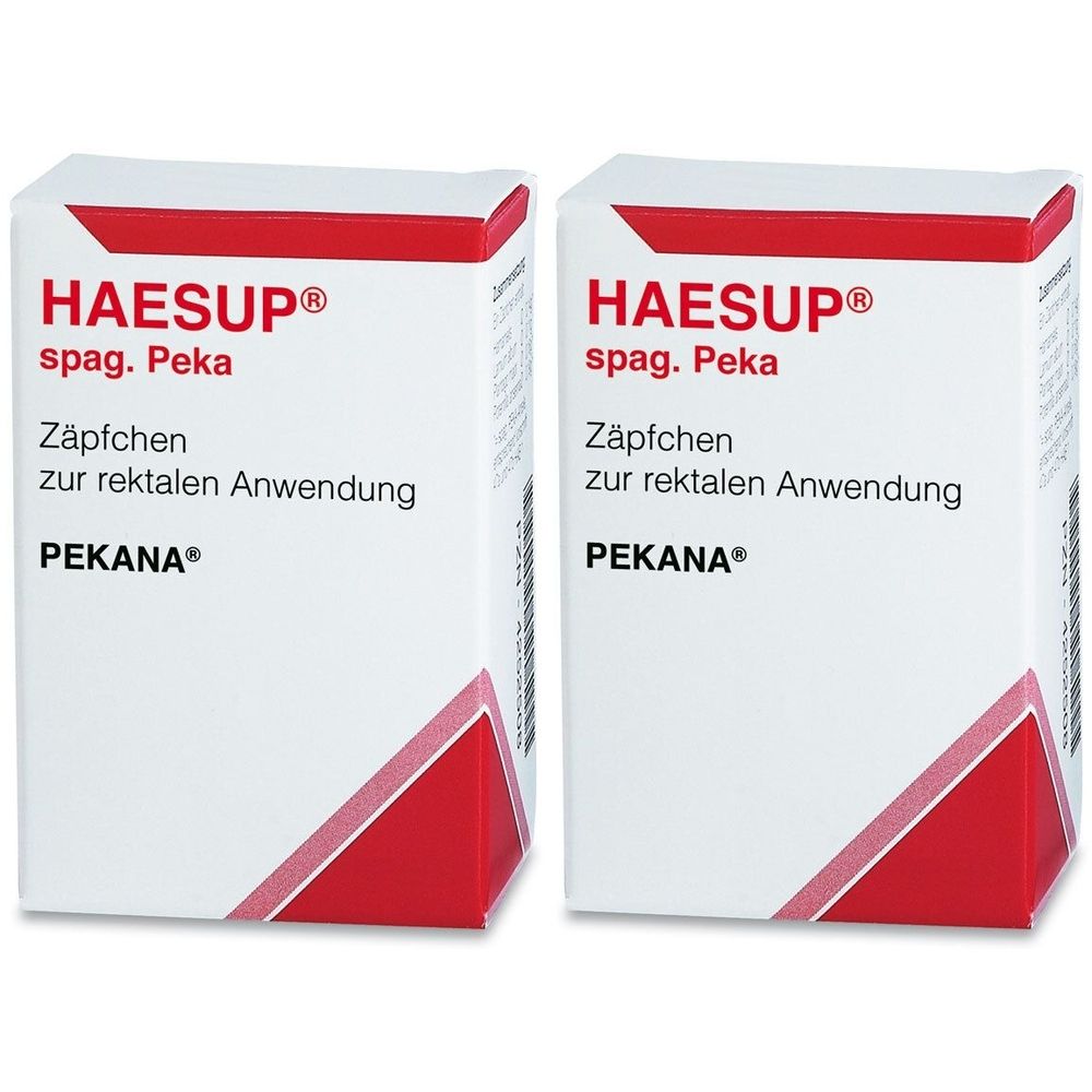 Haesup spag.Peka Suppositorien x2 2x10 St