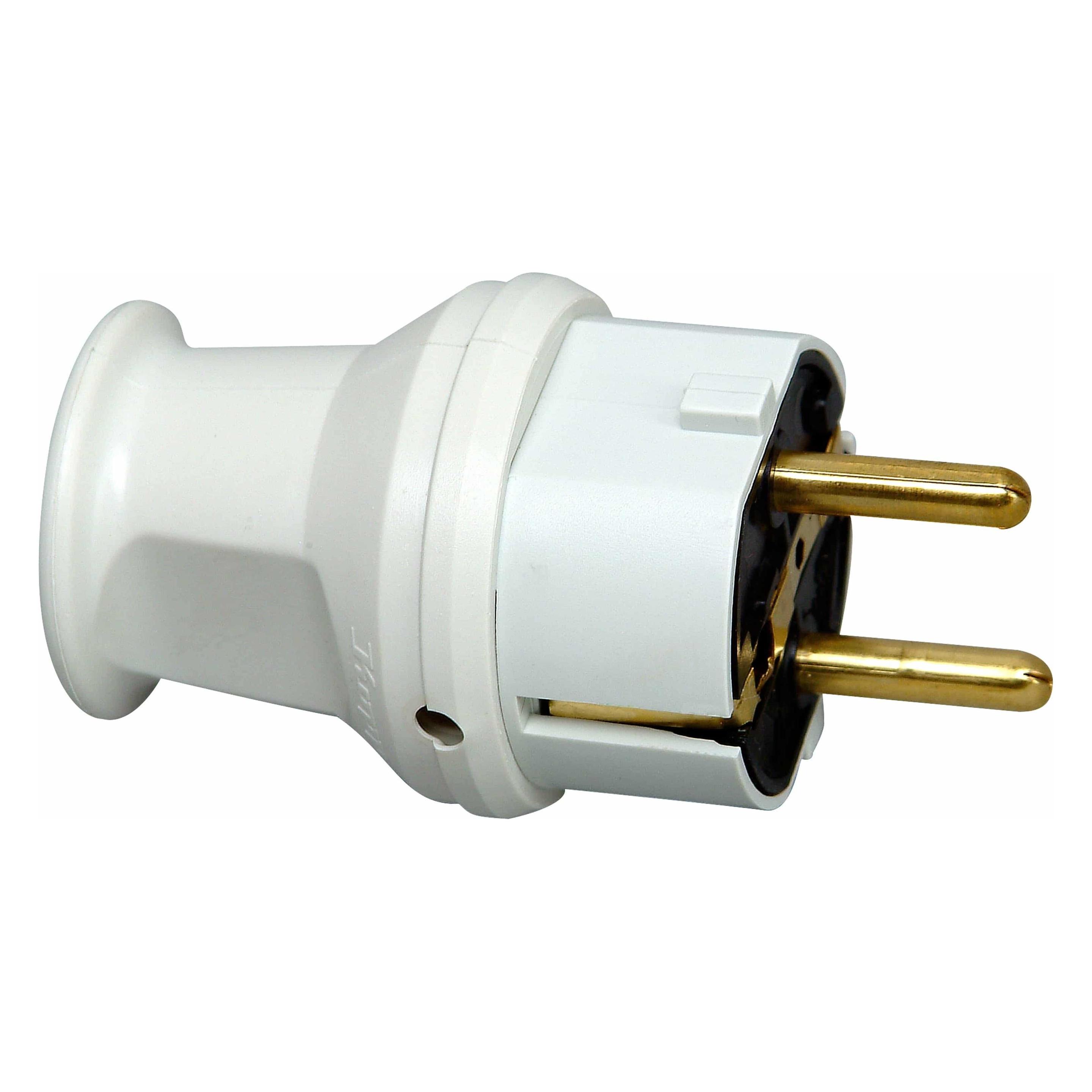 Kopp Schutzkontaktstecker Kst IP44 gr ger Schraubkl (179704006)