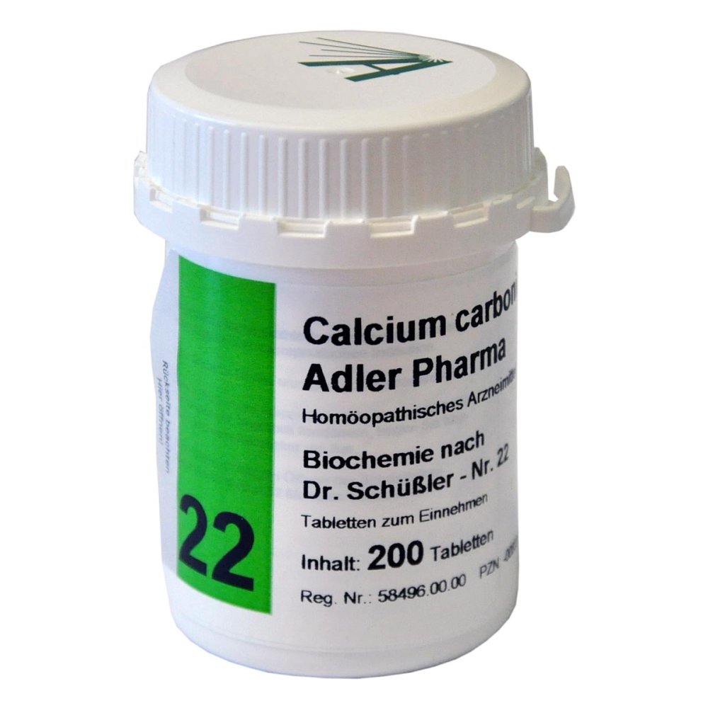 Adler Pharma Produktion und Vertrieb GmbH Biochemie Adler 22 Calcium carb.D12 Adl.p. Tabletten 00833510