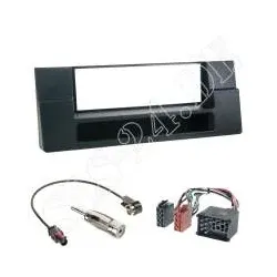Autoradio 1-DIN Einbaurahmen Radioblende+Adapterkabel Einbauset für BMW 5er (...