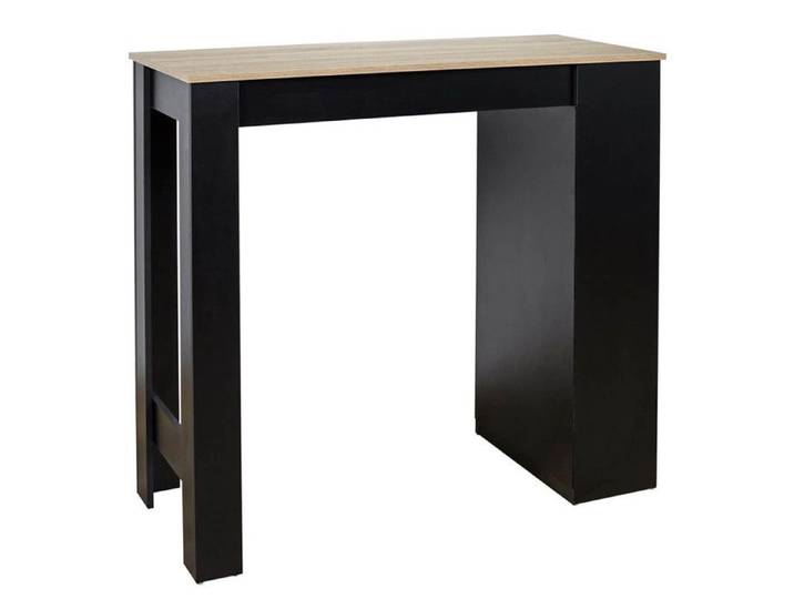 KANPE - Table de Bar Mange-Debout avec Etagères