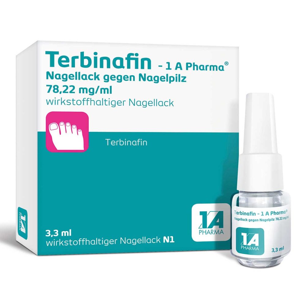 1 A Pharma GmbH Terbinafin - 1 A Pharma® Nagellack gegen Nagelpilz 78,22 mg/ml 16874327
