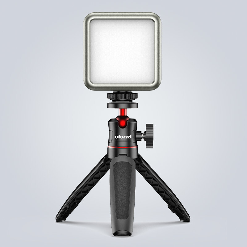 Ulanzi VL49 RGB LED-videolamp met 2000 mAh-accu, dimbare compacte cameralamp (2500K-9500K) met magneet voor macro-opnames, productfotografie en vlogs
