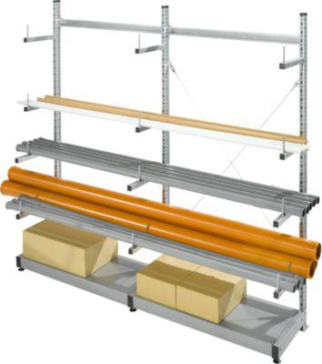 Kragarmregal KR 3000, Grundfeld, verzinkt