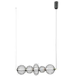Italux PND-344221-5-BK LED Pendelleuchte Rabel | 18W LED | 1116lm | 3000K