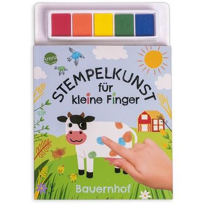 Stempelkunst für kleine Finger. Bauernhof, Set von Hinkler, Arena, 978-3-401-71925-2