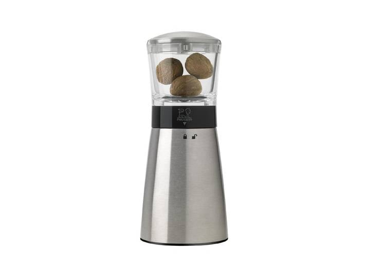 Gewürzmühle PEUGEOT Daman , silber (silberfarben, transparent), H:15cm, Küchenmühlen, Gewürzmühle, 25 Jahre Garantie