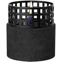 Tenderflame – Classic Black wiederaufladbarer Innen- und Außenbrennerkamin