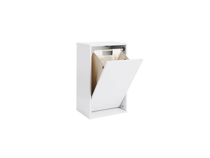 Wäschekorb ReCollector 80 l , weiss (weiß), H:70cm, Wäschesammler, Wäschekorb