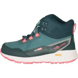 TROLLKIDS Kids Skarvan Hiker Mid XT, Größe 37 in Türkis Türkis