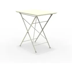 STEP - Faltbarer Gartentisch 70x50 cm ivory