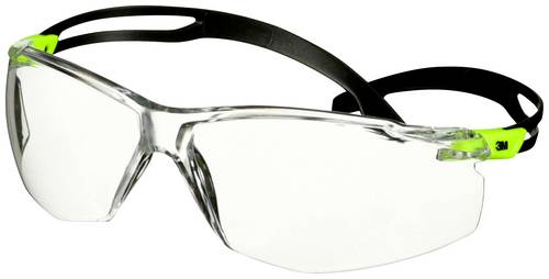 3M SecureFit SF501SGAF-GRN Schutzbrille mit Antibeschlag-Schutz Grün