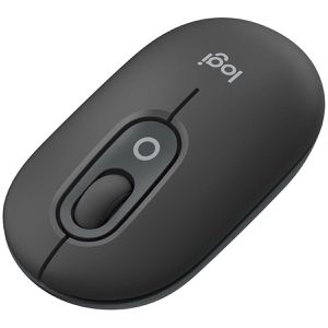 Logitech Maus Pop Mouse, Wireless Mouse, 4 Tasten, 4000 dpi, kabellos, schwarz