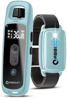 Uplifted Goods Smart Remote Dog Training Collar With Long Range Control a Light Blue