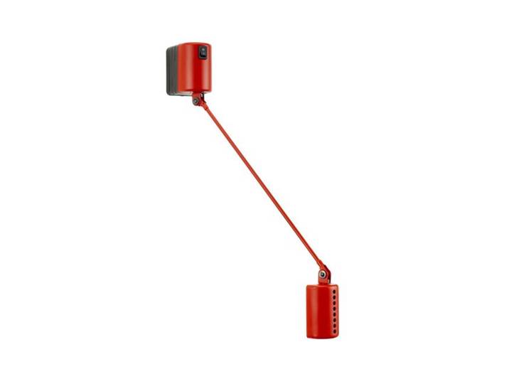 LUMINA lampe murale applique DAPHINE 20 (Rouge mat, 2700K - Métal)