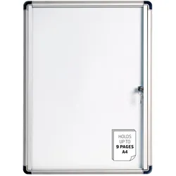 Bi-Office, Pinnwand, Schaukasten Enclore Budget Magnetic Weiss 490 mm x 664 mm (49 x 66.40 cm)