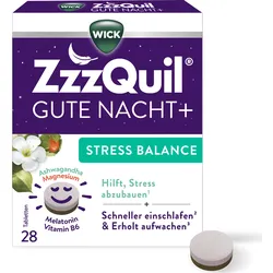 WICK ZzzQuil GUTE NACHT+  STRESS BALANCE 28 St Tabletten