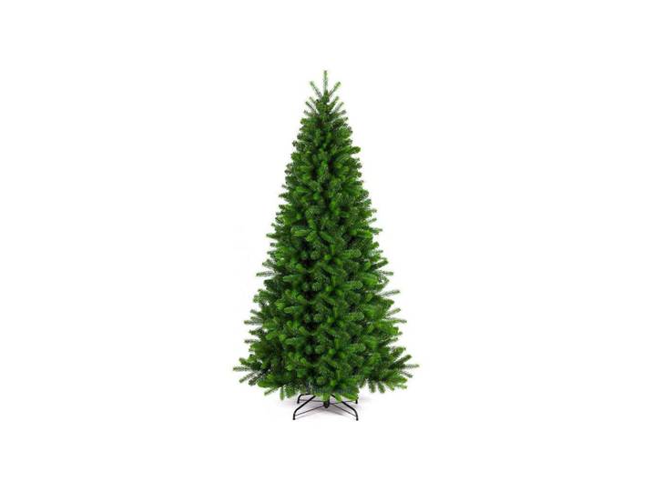 Laalu Weihnachtsbaum künstlicher Laurin 210 cm, grün, 2D/3D, 1139 Zweige, inkl. Metallständer, Grün, Metall, Kunststoff, Tanne, Freiform, 210 cm, Dekoration, Weihnachtsdekoration, Christbäume & Zubehör