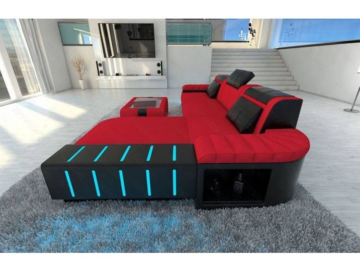 Ecksofa Bellagio L-Form aus Stoff