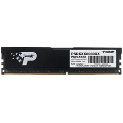 Patriot Signature PSD48G320081 Speichermodul GB DDR4 (1 x 8GB, 3200 MHz, DDR4-RAM, DIMM), RAM, Schwarz
