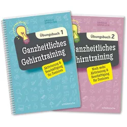 Ganzheitliches Gehirntraining Übungsbücher 1+2 im Set, Fachbücher von Ursula Oppolzer