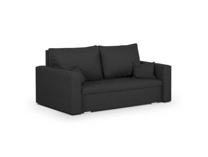 SENTO TRADE Schlaffsofa 2-Sitzer, Mondo (Schwarz)
