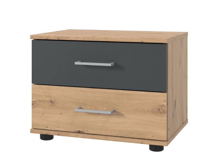 Nachtkommode Taiga 40cm Braun/Eiche Artisan Dekor