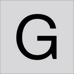 RZB 99221.013.G Buchstabe G 60 mm 1 St.