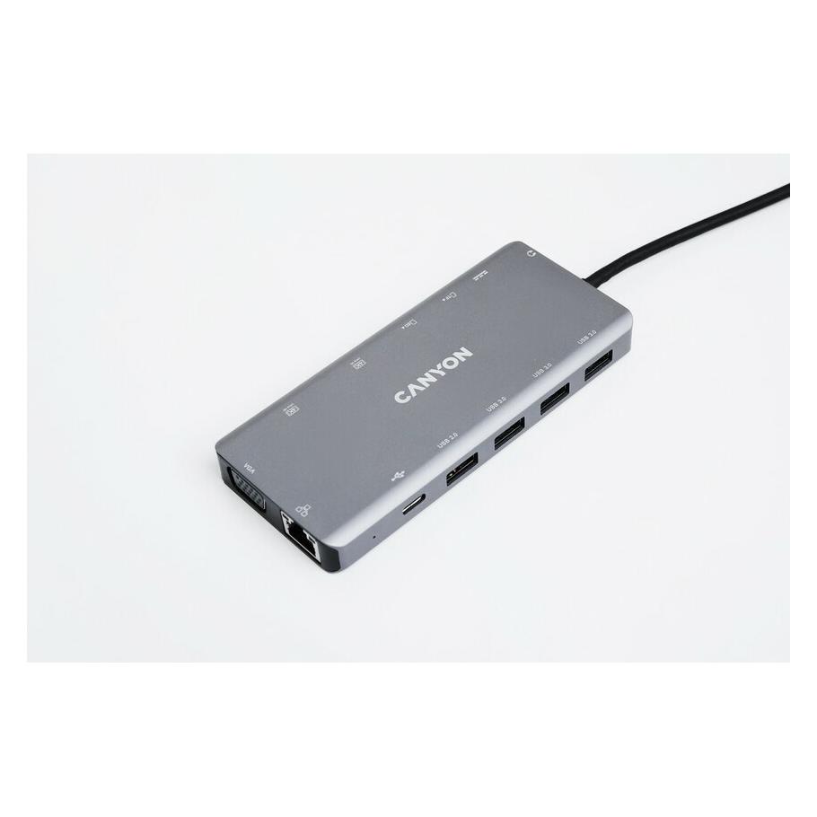 Canyon CNS-TDS12 Dockingstation (USB-C, 13 Ports) (CNS-TDS12)