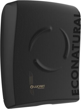 Lucart Dispenser carta asciugamani piegati Econatural Flow nero