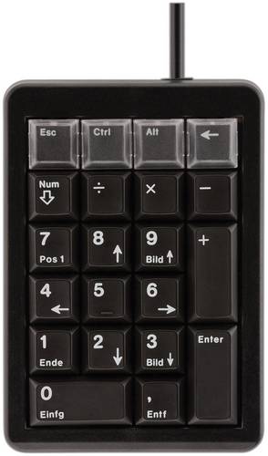 Cherry USB Nummernblock Hotkey Funktion Schwarz
