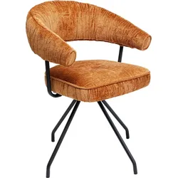 KARE DESIGN Stuhl Arabella 87360 Stoff Orange
