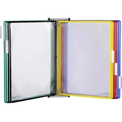 Tarifold, Informationsschild, Sichttafelwandhalter 414609 DIN A4 magnetisch grau