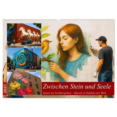 Zwischen Stein und Seele (Wandkalender 2027 DIN A2 quer), CALVENDO Monatskalender