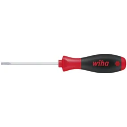 WIHA Elektriker-Schraubendreher Schlitz 4,0x100mm SoftFinish mit Rundklinge