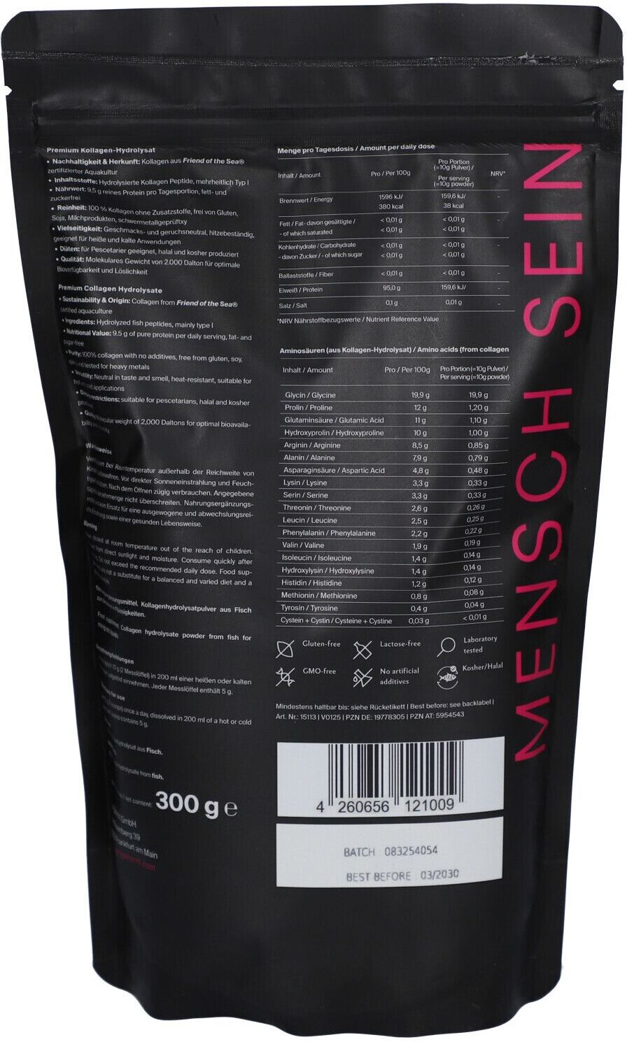 Art´gerecht Kollagen Pulver 300 g