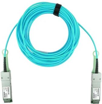 BlueOptics Q28-AOC-15M-F5-BO cavo InfiniBand QSFP28 Turchese (Q28-AOC-15M-F5-BO)