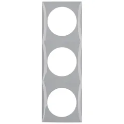 Berker 918192507 Rahmen 3f Integro Flow grau glänzend
