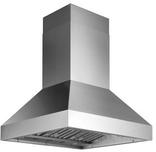 Proline Range Hoods Island Range Hood, Ducted, 1600 CFM, Weather Resistant 304 Stainless Steel   PLGI 104 304SS 36 inches wide
