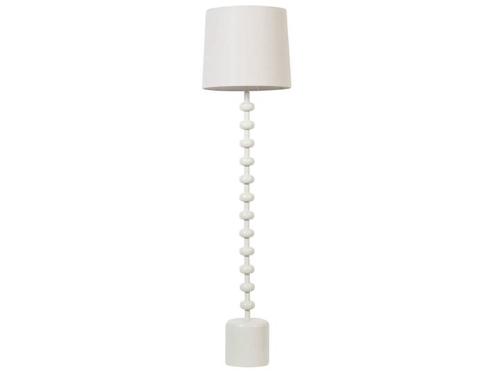 Lampadaire métal blanc
